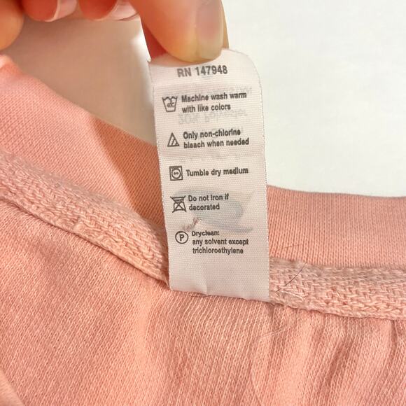 Vintage San Diego Zoo Safari Park Pullover Sweatshirt Size S Pink Rhinoceros - Picture 12 of 12